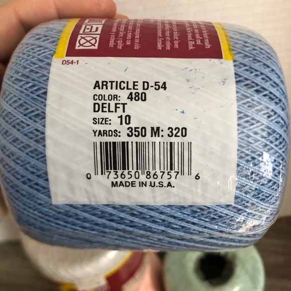 Vtg South Maid Mercerised Cotton Yarn - Picture 6 of 15